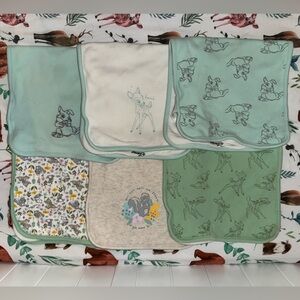 Disney Bambi Baby Burp Rag Collection Bundle